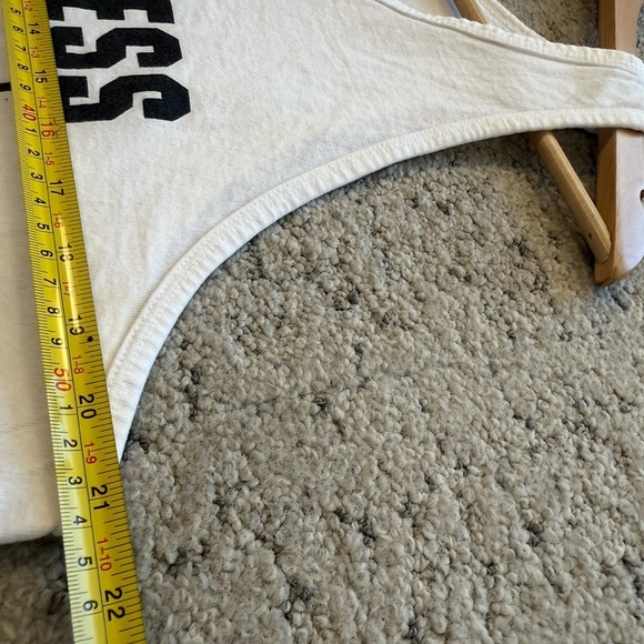 Maui and Sons VINTAGE L “Don’t mess with Texas” cotton White Tank - Picture 6 of 11